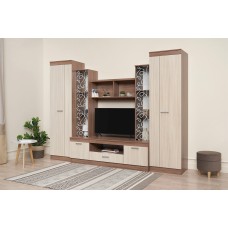 Гостиная Атлантида 4, Ясень шимо светлый, ясень шимо темный Гостиная Атлантида 4, Ясень шимо светлый, ясень шимо темный