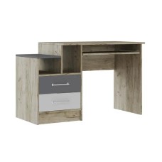 Стол письменный Колибри Лофт дуб крафт серый/графит серый+камень серый Стол письменный Колибри Лофт дуб крафт серый/графит серый+камень серый