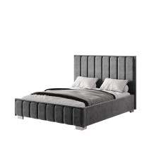 Кровать с реечным настилом Мирабель КР-16 (1,6м), Графит Кровать с реечным настилом Мирабель КР-16 (1,6м), Графит