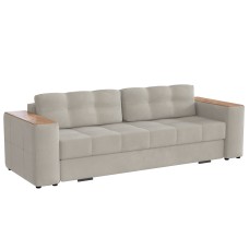 Диван раскладной Нави, бежевый/мдф дуб канадский Диван раскладной Нави, бежевый/мдф дуб канадский