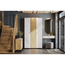 Прихожая Байкал, Белый. Комплект 3