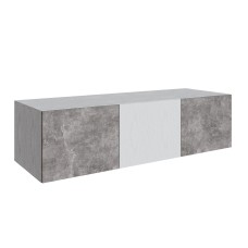 Антресоль Мадрид (1,5) без зеркала 400 белый/ателье светлое