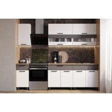 Кухня Монтана 2,0, Белый, Графит