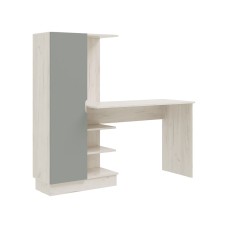 Компьютерный стол Юниор-4, Шарли Бриз, Дуб Крафт Белый