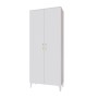 Шкаф 2-х створчатый Толедо ТШ-30, Белый