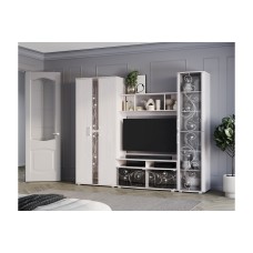 Гостиная модульная Флоренция, Ясень белый. Комплект 3 Гостиная модульная Флоренция, Ясень белый. Комплект 3