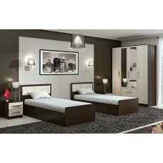 Спальня Фиеста Венге. Компоновка 3 Спальня Фиеста Венге. Компоновка 3