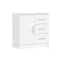 Комод с 3-мя ящиками и дверью Бася, Белый Комод с 3-мя ящиками и дверью Бася, Белый