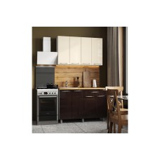 Кухня Танго 1.2м.,Ваниль;Горький шоколад Кухня Танго 1.2м.,Ваниль;Горький шоколад