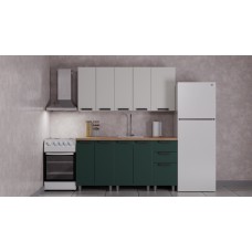 ГК Аленушка 1,6м  Лаванда Керамика/Изумруд,скоба черный,сонома