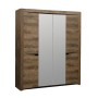 Шкаф четырехдверный Лючия 33.01, Кейптаун, Венге