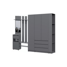 Прихожая Бали, Графит. Комплект 8