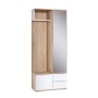 Куба Шкаф комбинированный 10.14 Дуб сонома, Белый премиум