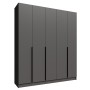 Шкаф Мадрид (2,0) без зеркала графит серый