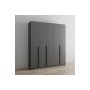 Шкаф Мадрид (2,0) без зеркала графит серый