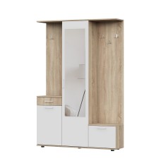 Прихожая ПР 1, Дуб сонома, Белый