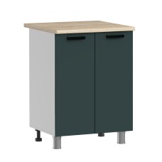 МК Аленушка Н 600 Лаванда Изумруд, скоба черный (со столешницей)