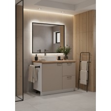 ВГ 1050 Магнолия/Белый гладкий Арника РМ (со столешницей) в.1 ВГ 1050 Магнолия/Белый гладкий Арника РМ (со столешницей) в.1