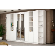 Мадрид Гардеробная система 3,9м, Белый