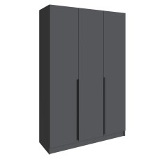 Шкаф Мадрид (1,5) без зеркала графит серый Шкаф Мадрид (1,5) без зеркала графит серый