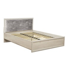 Кровать с ортопедическим основанием Сохо 32.25-02, Бетон пайн