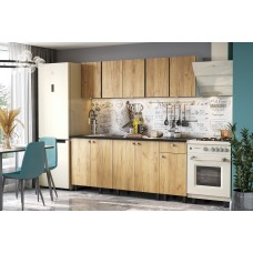 Кухонный гарнитур КГ 1 2.0 м, Дуб золотой
