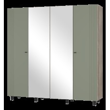 Шкаф 4-х створчатый "Олива" ШК-13 Дуб каньон/MF12 Эвкалипт Шкаф 4-х створчатый "Олива" ШК-13 Дуб каньон/MF12 Эвкалипт