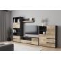 Тумба для ТВ Денвер, Графит, Дуб гранж песочный