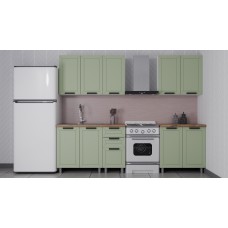 ГК Аленушка 2 м  Лилия Фиcташка/Фисташка,скоба черный,сонома