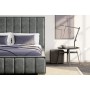 Кровать с реечным настилом Мирабель КР-16 (1,6м), Графит