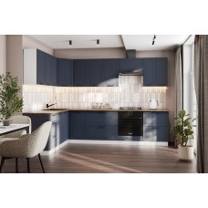 КГ Угловой Вектор 180*240 Синий (без столешницы) в.8