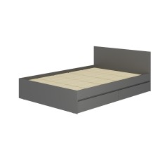 Кровать 1,4 м Симпл КР-12, графит Кровать 1,4 м Симпл КР-12, графит