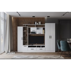Стенка в гостиную Оскар-5, белый Стенка в гостиную Оскар-5, белый