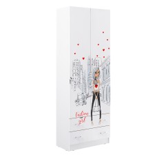 Шкаф Вега Girl, Белый Шкаф Вега Girl, Белый