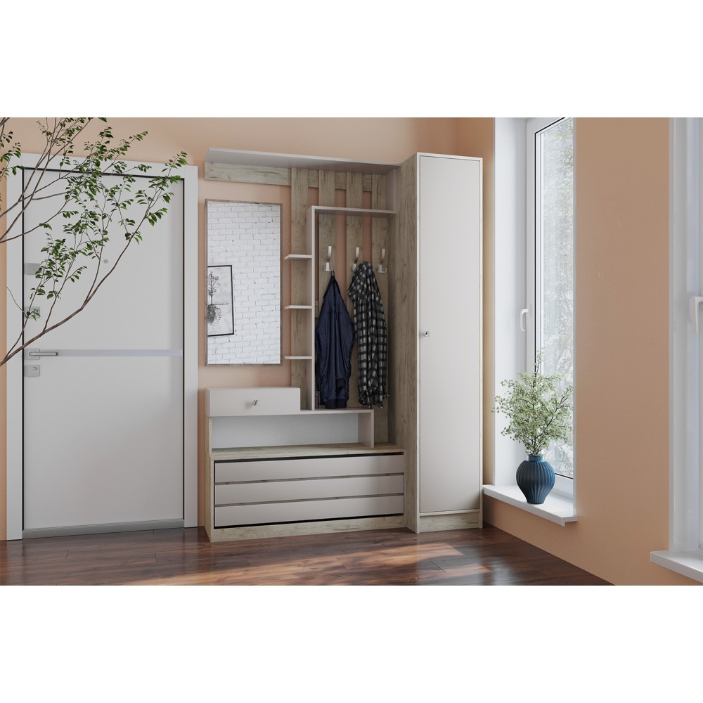 Центральная секция Ямайка ЯПЦС-1, Дуб крафт серый, Кашемир Центральная секция Ямайка ЯПЦС-1, Дуб крафт серый, Кашемир