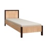 Кровать с ортопедическим основанием (дерево) 90х200 Bauhaus 5, дуб