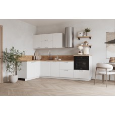 КГ Угловой 1500х2700 (с пм) , Белый софт матовый  Арника РМ в.2