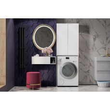 Тумба подвесная и пенал с нишей для стиральной машины. Комплект