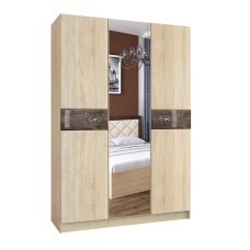 Шкаф 3-х створчатый Мадлен (Дуб шале мореный)