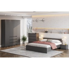 Спальня Денвер графит. Комплект 1