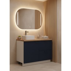 ВГ 1200 Ежевика/Белый гладкий Арника РМ (со столешницей) в.1