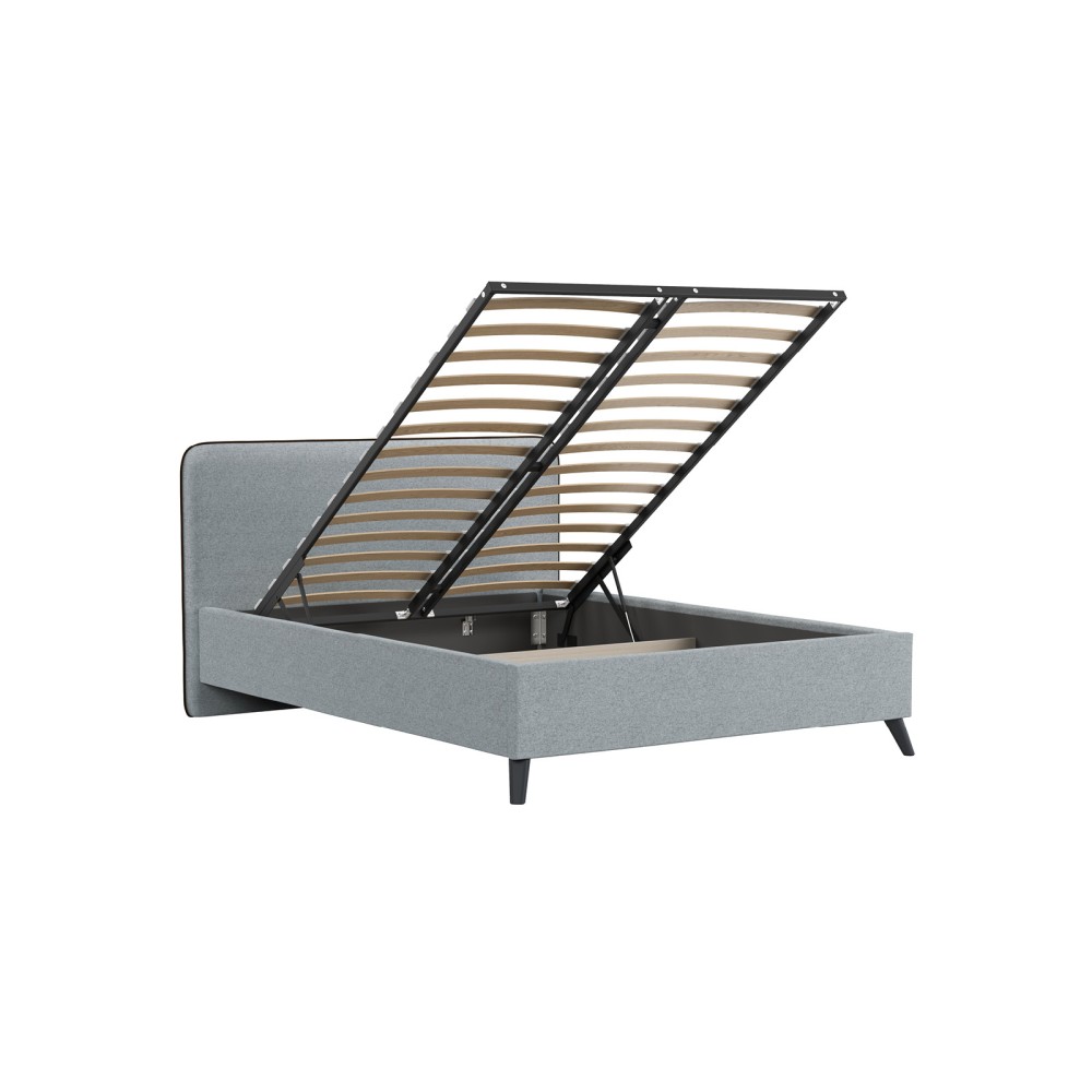 Кровать Мия 160 серая Кровать Мия 160 серая