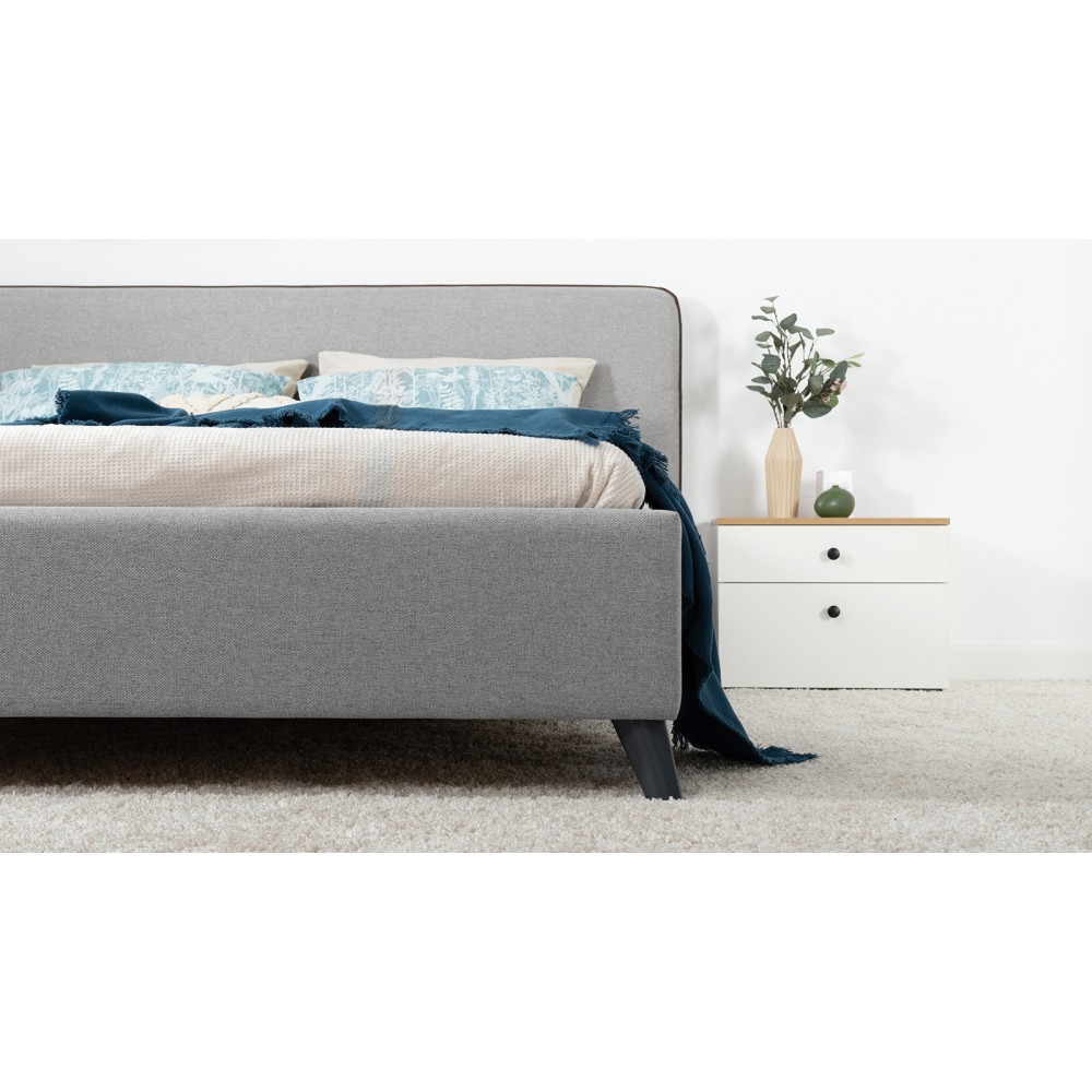 Кровать Мия 160 серая Кровать Мия 160 серая