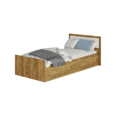 Кровать без основания 1,2 м "Евро" крафт/белый Кровать без основания 1,2 м "Евро" крафт/белый