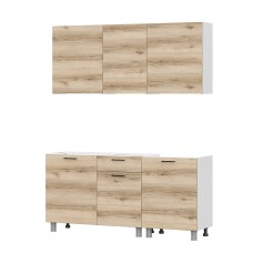 Готовая кухня Лаванда (без столешницы), Дуб Делано