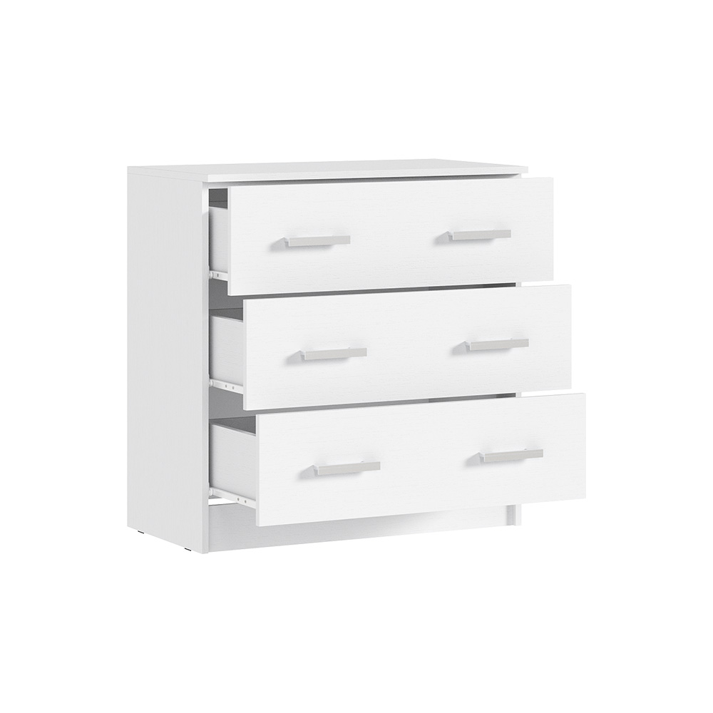 Комод с 3-мя ящиками Бася, Белый Комод с 3-мя ящиками Бася, Белый