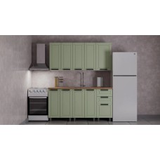 ГК Аленушка 1,6м  Лилия Фиcташка/Фисташка,скоба черный,черный