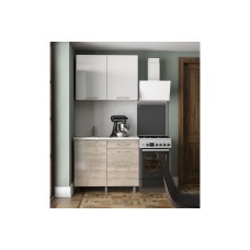 Кухня Танго 1м.,Белый;Дуб Шале