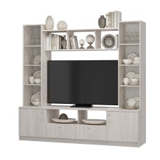 Стенка в гостиную Зарина ЦС-01, ясень белый