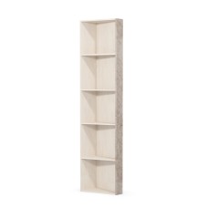 Стеллаж Амели 13.140, Шелковый камень;Бетон Чикаго